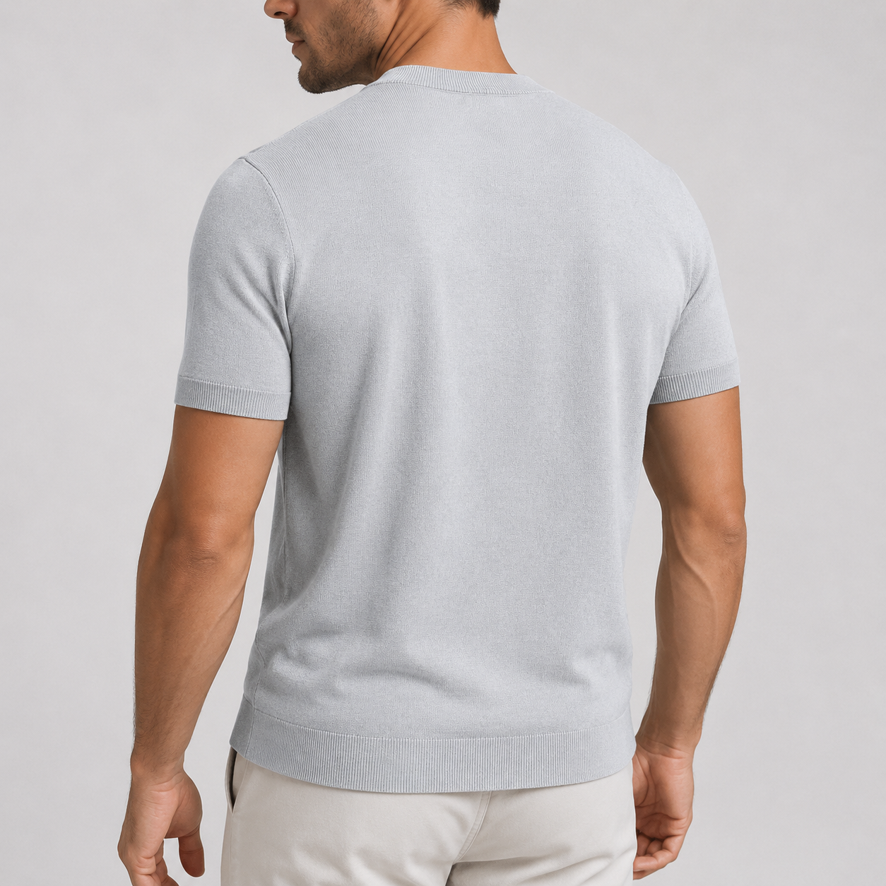 Men's Casual Knit T-Shirt