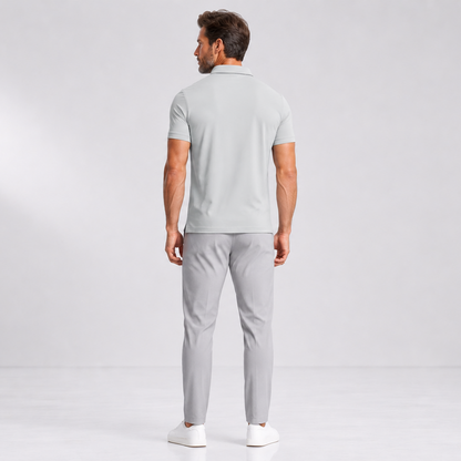 Men's Performance Zip Polo