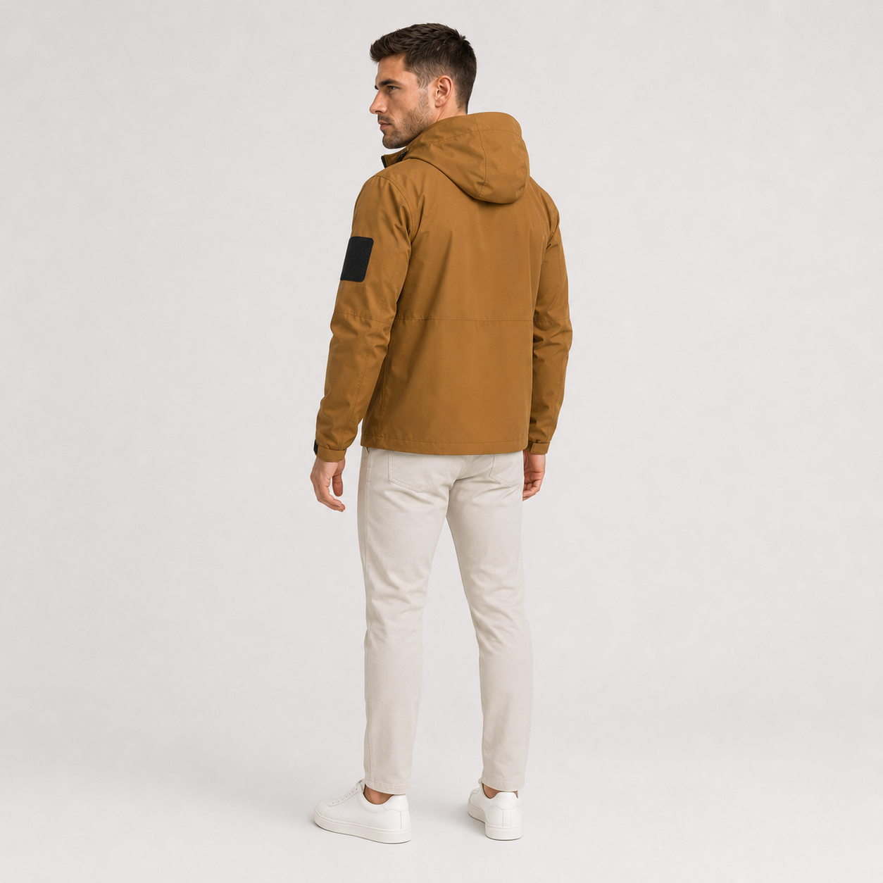 Men's Lightweight Hooded Windbreaker