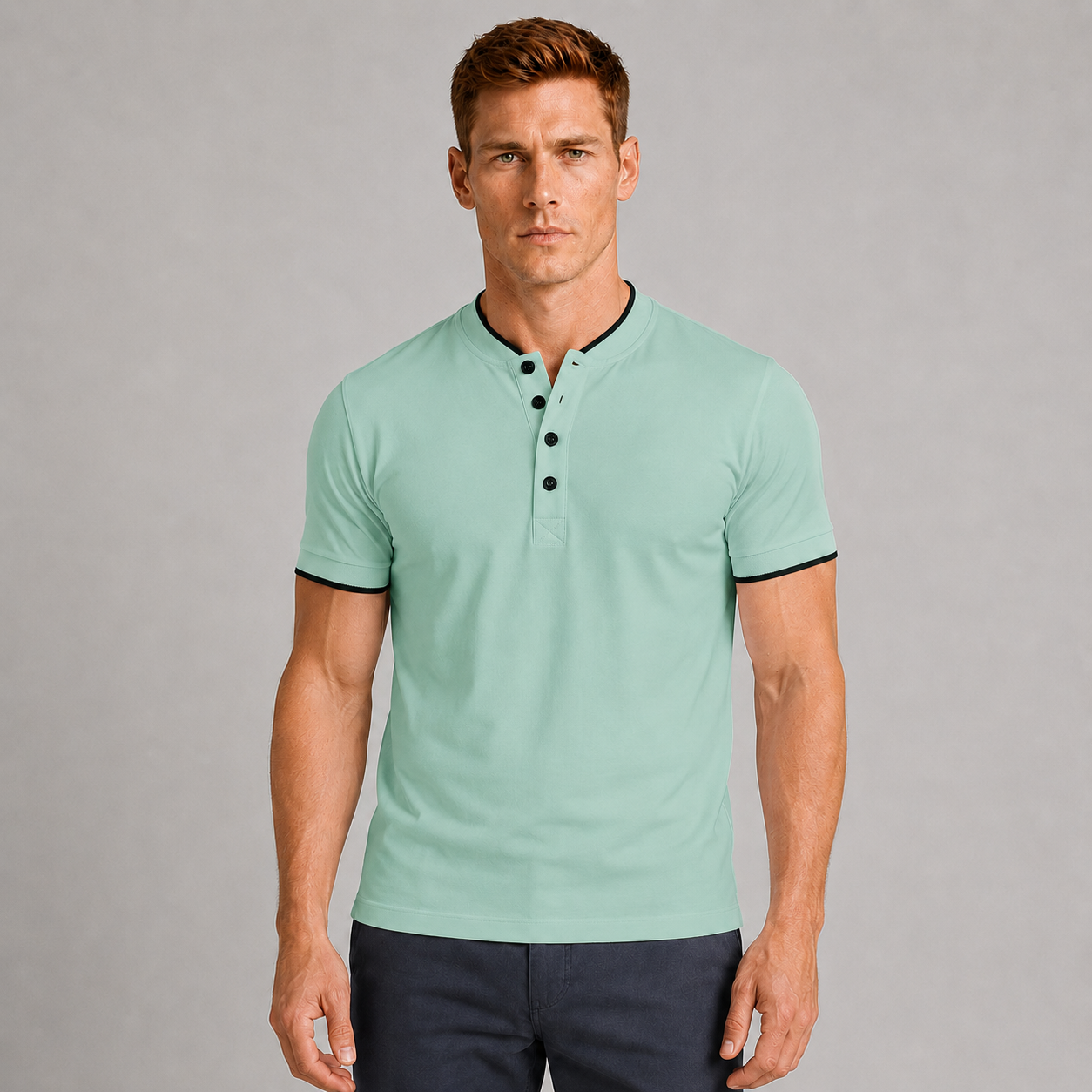 Men's Everyday Striped Polo Shirt
