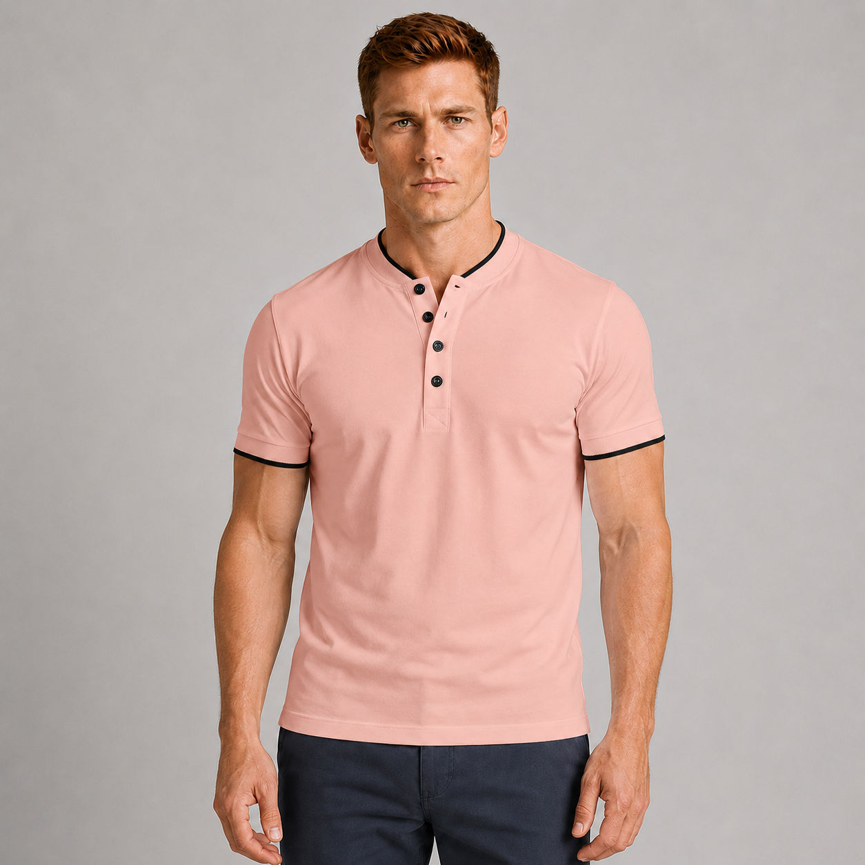 Men's Everyday Striped Polo Shirt