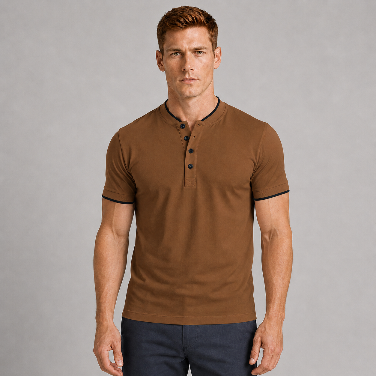 Men's Everyday Striped Polo Shirt