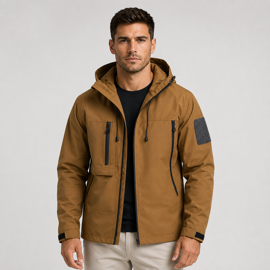 Men's Lightweight Hooded Windbreaker
