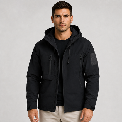 Men's Lightweight Hooded Windbreaker