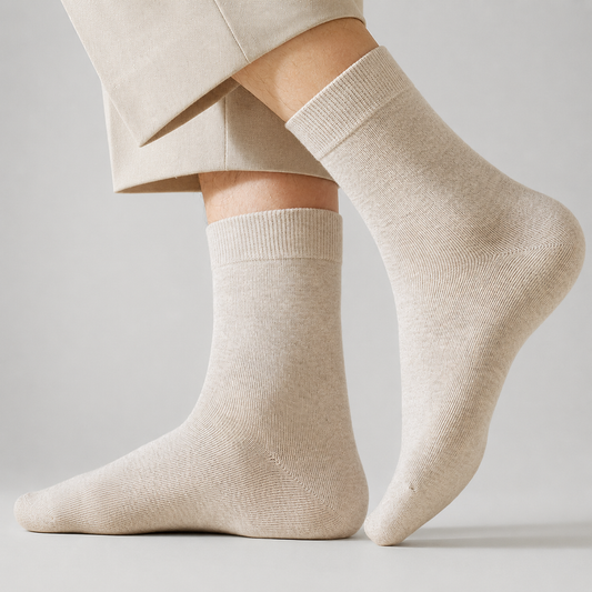Men's Pure Cotton Mid-Calf Sock