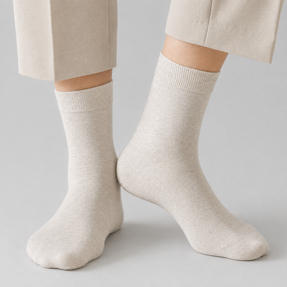 Men's Pure Cotton Mid-Calf Sock