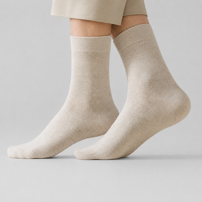 Men's Pure Cotton Mid-Calf Sock