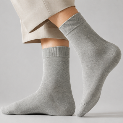 Men's Pure Cotton Mid-Calf Sock