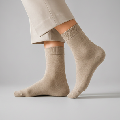Men's Pure Cotton Mid-Calf Sock